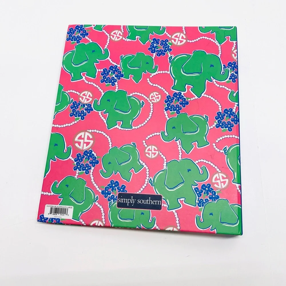 Simply Southern Notebook Journal Calendar Removed Pursuit of Preppiness Elephant